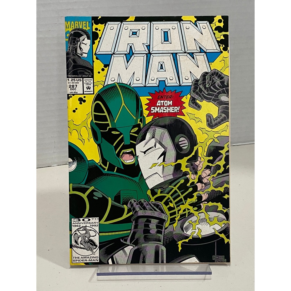 Marvel Iron Man Comic Book #287 Atom Smasher War Machine Multi OS Excellent